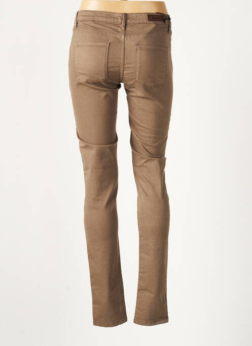 Pantalon slim maro DENIM STUDIO femeie