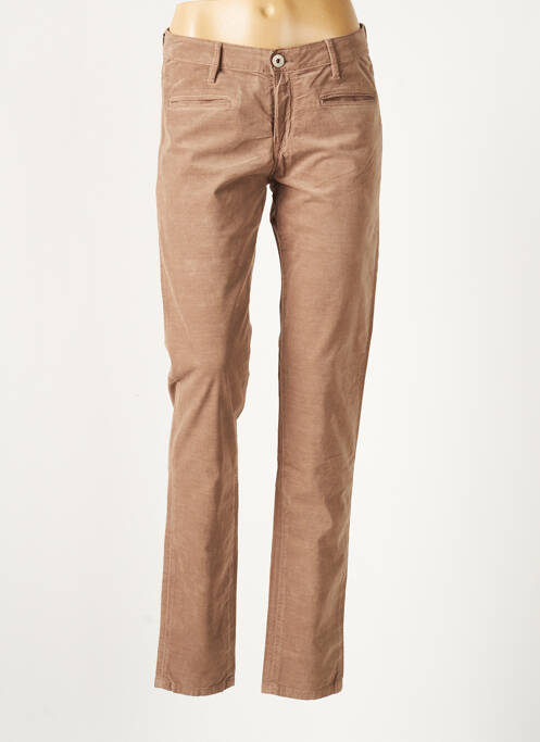 Pantalon slim bej DENIM STUDIO femeie