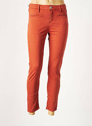 Pantalon 7/8 elasticitate mărime normală portocaliu DENIM STORIES femeie
