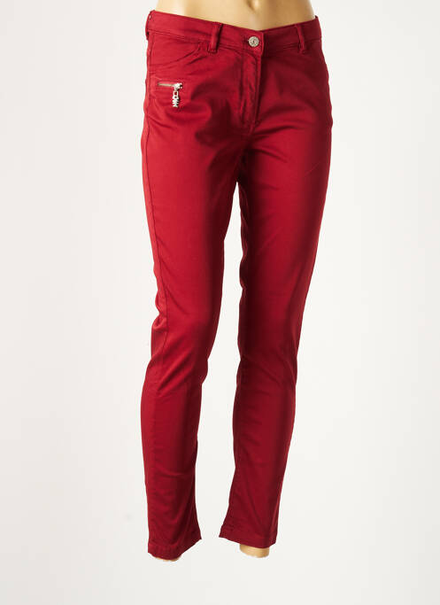 Pantalon slim roșu DIPLODOCUS femeie