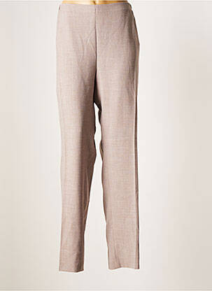 Pantalon drept bej FRANCE RIVOIRE femeie