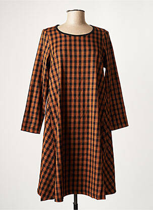 Rochie midi maro HUMILITY femeie