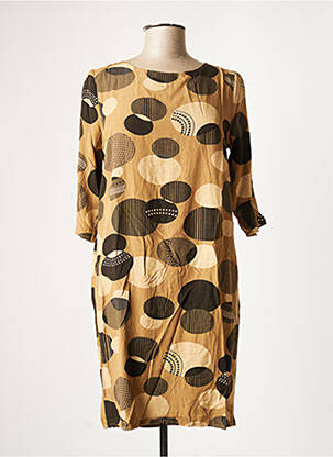 Rochie midi bej LA FEE MARABOUTEE femeie