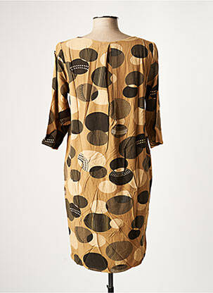 Rochie midi bej LA FEE MARABOUTEE femeie