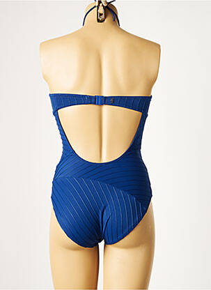 Costum de baie dintr-o singură piesă albastru LOU femme