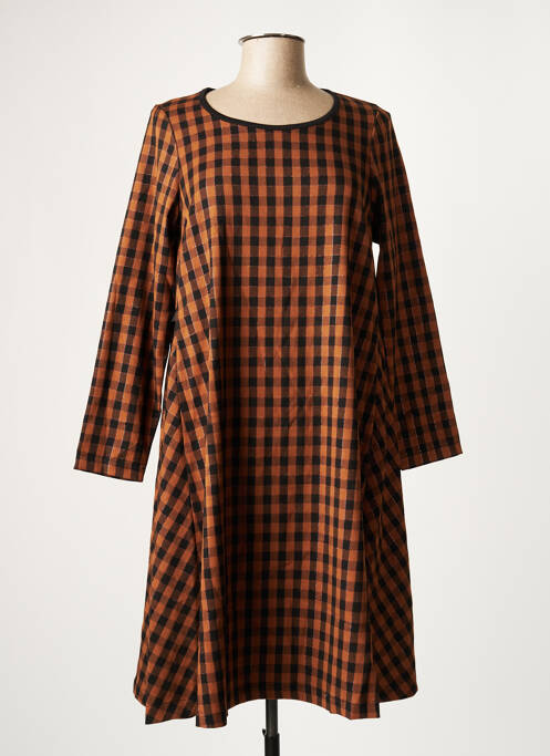 Rochie midi maro HUMILITY femeie