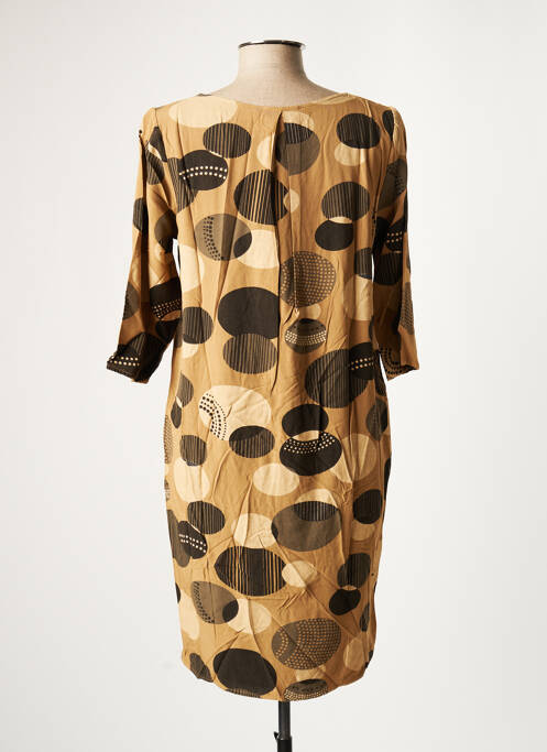 Rochie midi bej LA FEE MARABOUTEE femeie