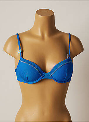 Sutien de costum de baie elasticitate top sutien modelat albastru CHERRY BEACH femeie