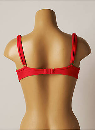 Sutien de costum de baie elasticitate top sutien modelat roșu CHERRY BEACH femeie