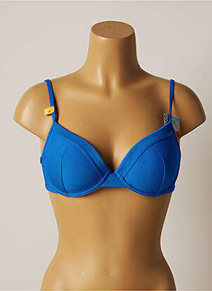 Sutien de costum de baie elasticitate top sutien modelat albastru CHERRY BEACH femeie