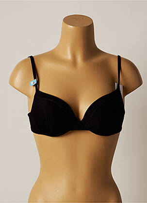 Sutien de costum de baie elasticitate top sutien modelat negru CHERRY BEACH femeie