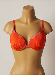 Sutien de costum de baie elasticitate top sutien modelat portocaliu SIMONE PERELE femeie