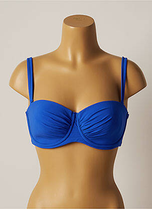 Sutien de costum de baie elasticitate top sutien modelat albastru BELCOR femeie