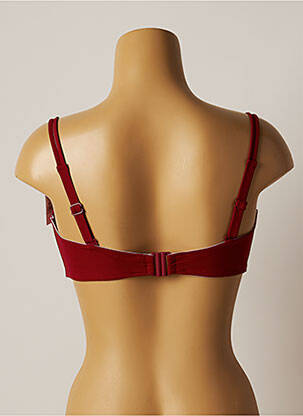 Sutien de costum de baie elasticitate top sutien modelat roșu BELCOR femeie