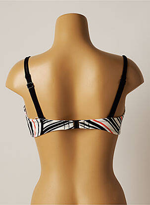 Sutien de costum de baie elasticitate top sutien modelat negru BELCOR femeie