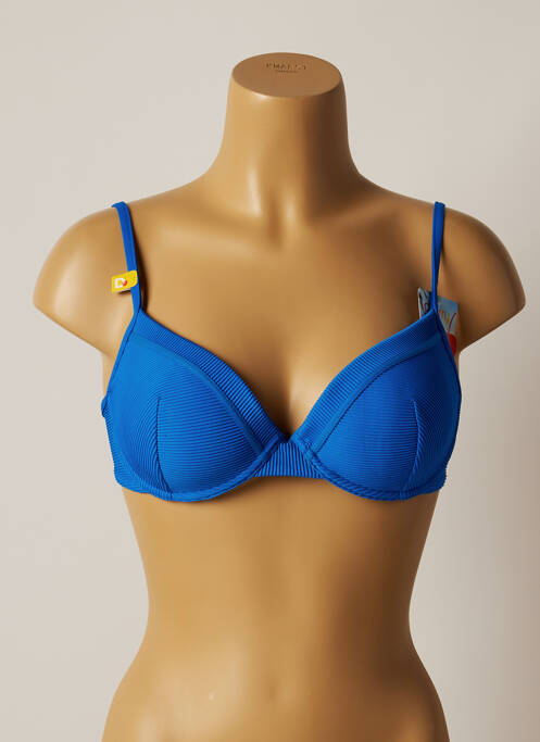 Sutien de costum de baie elasticitate top sutien modelat albastru CHERRY BEACH femme