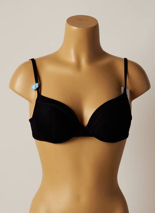 Sutien de costum de baie negru CHERRY BEACH femeie