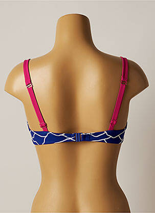 Sutien de costum de baie elasticitate top sutien modelat albastru BELCOR femeie