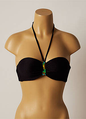 Sutien de costum de baie elasticitate top sutien modelat negru VARIANCE femeie