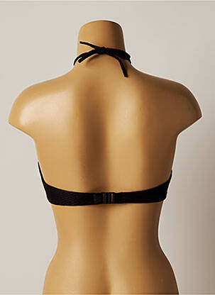 Sutien de costum de baie elasticitate top sutien modelat negru VARIANCE femeie