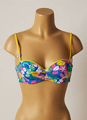 Sutien de costum de baie elasticitate top sutien modelat galben CHERRY BEACH femme