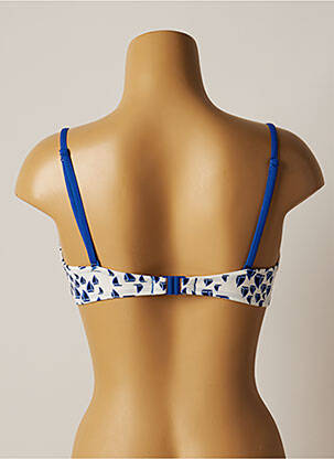 Sutien de costum de baie elasticitate top sutien modelat albastru VARIANCE femeie