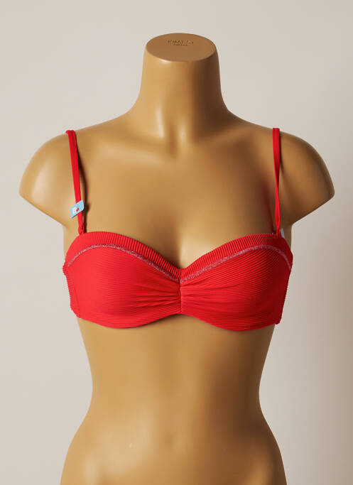 Sutien de costum de baie roșu CHERRY BEACH femeie