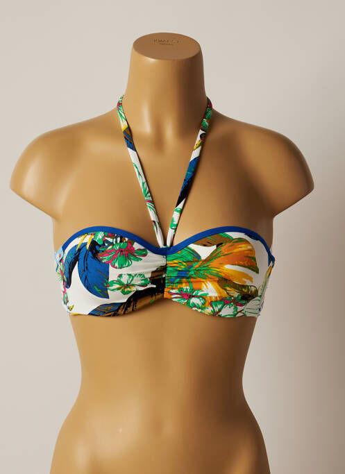 Sutien de costum de baie alb CHERRY BEACH femeie