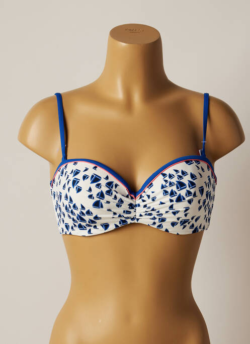 Sutien de costum de baie albastru VARIANCE femeie