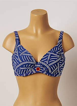 Sutien de costum de baie elasticitate albastru BELCOR femeie