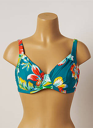 Sutien de costum de baie elasticitate albastru BELCOR femeie