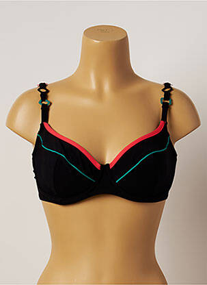 Sutien de costum de baie elasticitate negru BELCOR femeie
