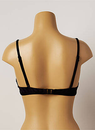 Sutien de costum de baie elasticitate sutien cupe întregi cu decolteu înalt negru CHERRY BEACH femeie