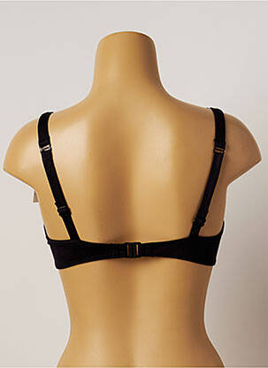 Sutien de costum de baie elasticitate sutien cupe întregi cu decolteu înalt negru BELCOR femeie