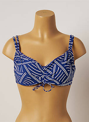 Sutien de costum de baie elasticitate albastru BELCOR femeie