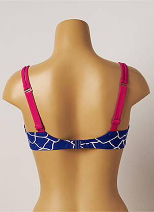 Sutien de costum de baie elasticitate top sutien modelat albastru BELCOR femeie