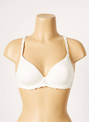 Sutien efect material satinat top sutien modelat bej SIMONE PERELE femeie