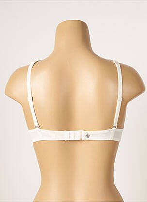 Sutien efect material satinat top sutien modelat bej SIMONE PERELE femeie