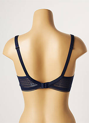 Sutien efect material satinat top sutien modelat albastru SIMONE PERELE femeie