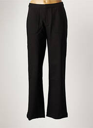Pantalon chino țesătură poplin mărime normală negru CREAM femme