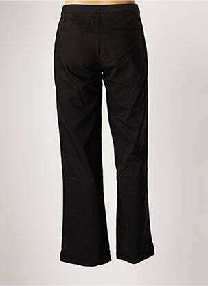 Pantalon chino țesătură poplin mărime normală negru CREAM femeie