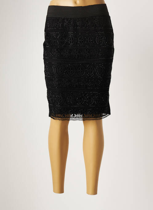 Fustă midi negru ESQUALO femeie