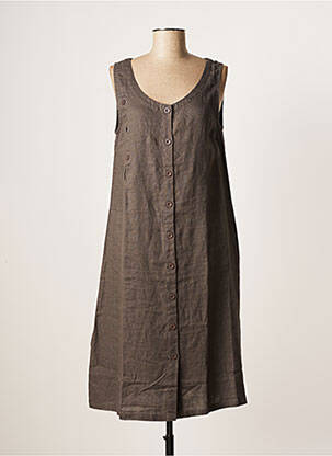 Rochie midi gri KOKOMARINA femeie