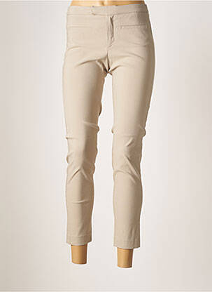 Pantalon 7/8 elasticitate mărime normală bej DENIM STUDIO femeie
