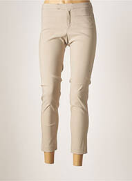 Pantalon 7/8 elasticitate mărime normală bej DENIM STUDIO femeie