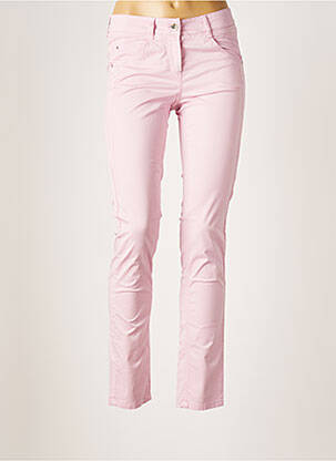 Pantalon slim roz ATELIER GARDEUR femeie