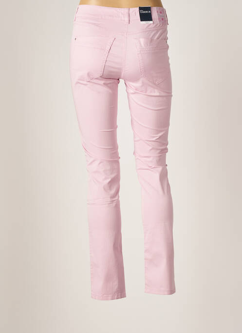 Pantalon slim roz ATELIER GARDEUR femeie