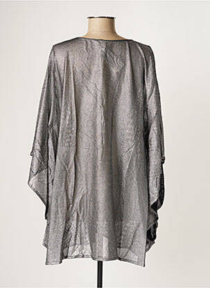 Poncho guler rotund gri VANITY FAIR femeie