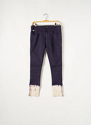 Blugi cu croială slim violet APRIL 77 femeie