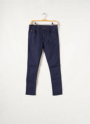 Pantalon slim albastru APRIL 77 femeie